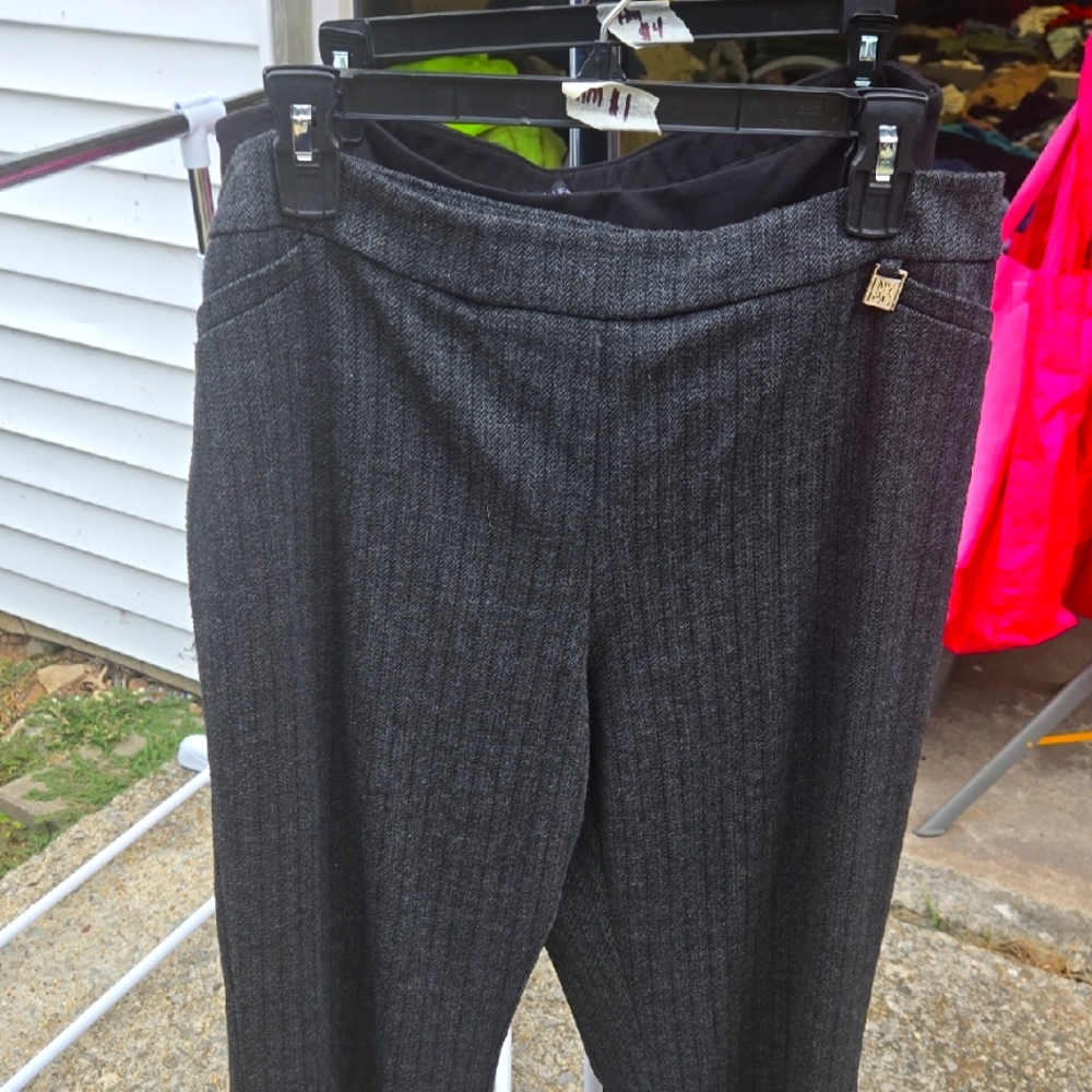 Avenue Black Suiting Pants